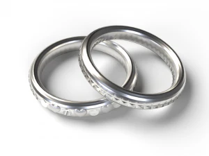 Silver ring 3D Model