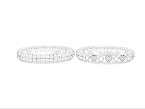 Silver ring 3Dモデル