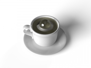 UFO Shaped Tea Strainer 3D Modell