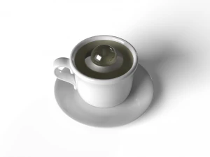 UFO Shaped Tea Strainer 3D Model