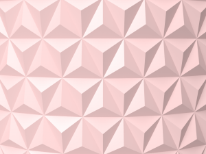 Realistic 3D pink coloured Triangular Vase 3D Модель