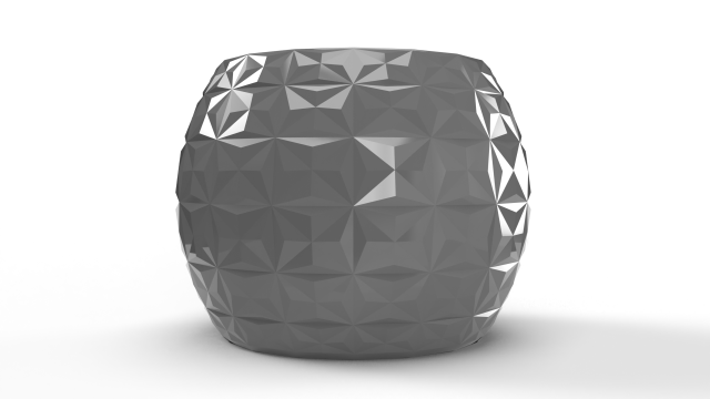 3D Triangular Vase Modèle 3D .c4d .max .obj .3ds .fbx .stl .blend 