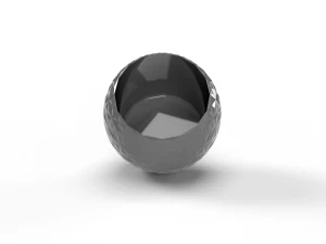 3D三角花瓶 3Dモデル