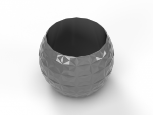 3D Triangular Vase Modèle 3D