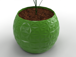 3D Vase Plant model 3D Model