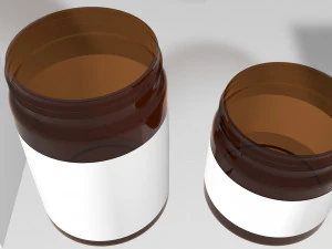 Glass Medicine Bottles 3D Model