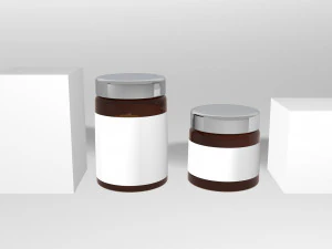 Glass Medicine Bottles 3D Model
