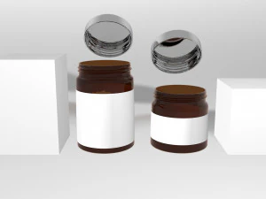 Glass Medicine Bottles 3D Model