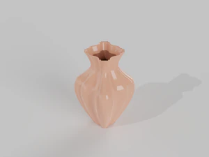 3D Vase with water 3D Model