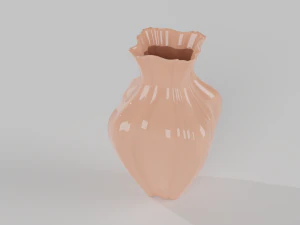 3D Vase with water 3D Model