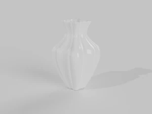 3D Vase with water 3D Model
