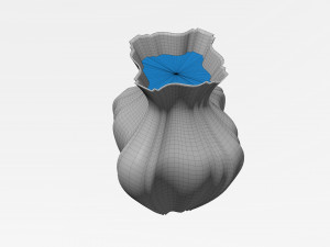 3D Vase with water 3D मॉडल