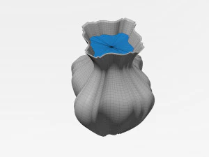 3D Vase with water 3D Model