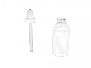 Dropper Bottle 3D Model