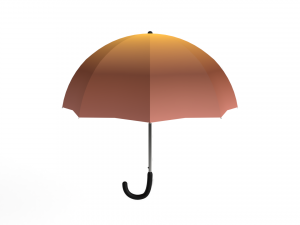 Low Poly Umbrella 3dModel 3D Модель