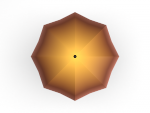 Low Poly Umbrella 3dModel 3D Модель