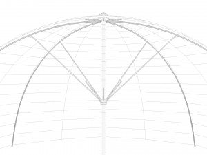 Low Poly Umbrella 3dModel 3D Модель