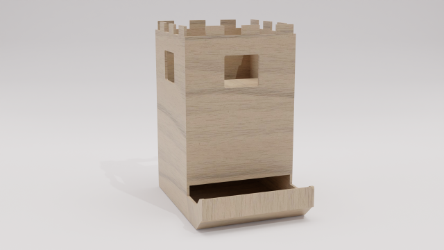 AA Battery Dispenser 3D-printmodel .c4d .max .obj .3ds .fbx .stl .blend 