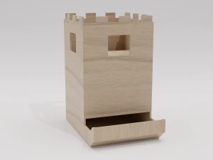 Distribuidor de bateria AA Modelo de Impressão 3D