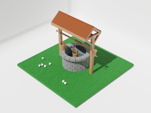 3D Water Well 3D Model