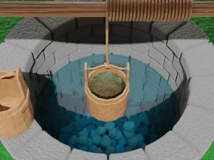 3D Water Well 3D Model