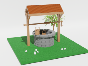 3D Water Well Modèle 3D