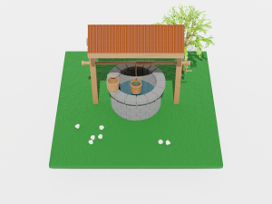 3D Water Well Modèle 3D