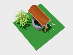 3D Water Well 3D Model