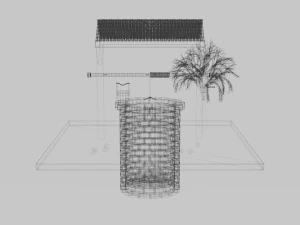 3D Water Well 3D Model