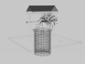3D Water Well Modèle 3D
