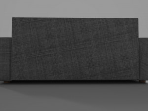 gray sofa 3D Model