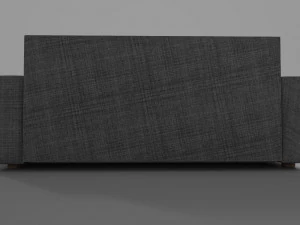 gray sofa 3D Model