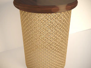 metal round coffee tables 3D Model