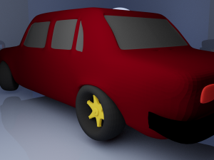 vaz 2107 lowpoly 3D 模型