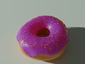 donut Modelo 3D
