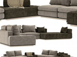 sofa lawrence seating system vol02 3D-Modell