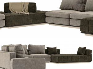sofa lawrence seating system vol02 3D Model