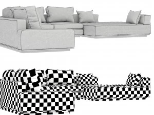 sofa lawrence seating system vol02 3D Model