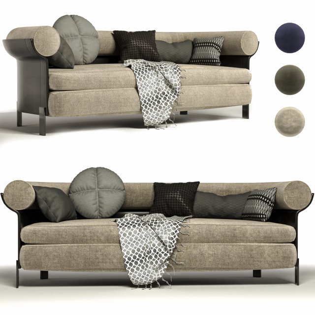 mattia seating system vol01 3D Model .c4d .max .obj .3ds .fbx .stl .blend 