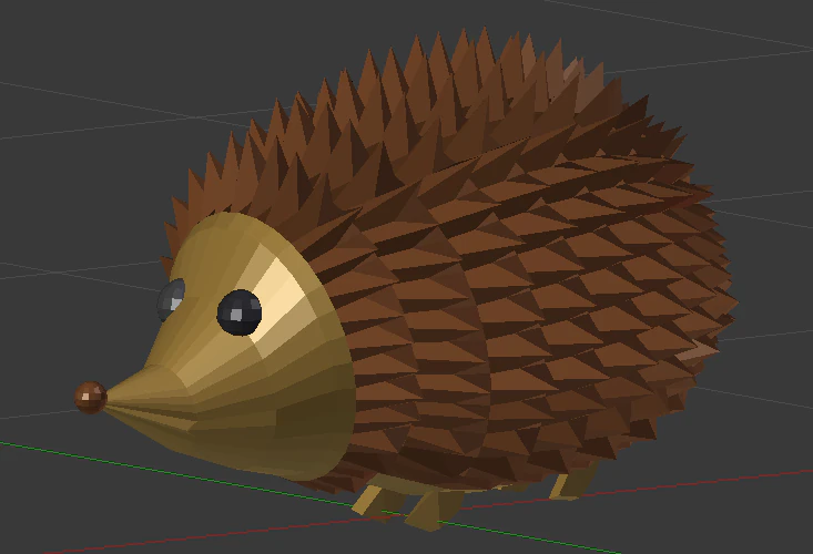 hedgehog 3D Model .c4d .max .obj .3ds .fbx .stl .blend 