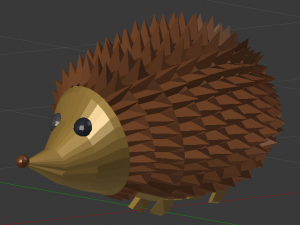 hedgehog 3D 模型