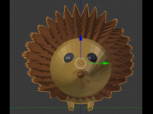hedgehog 3Dモデル
