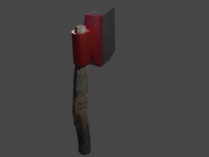 fire axe - post-apocalypse 3D-Modell
