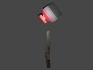 fire axe - post-apocalypse 3D-Modell