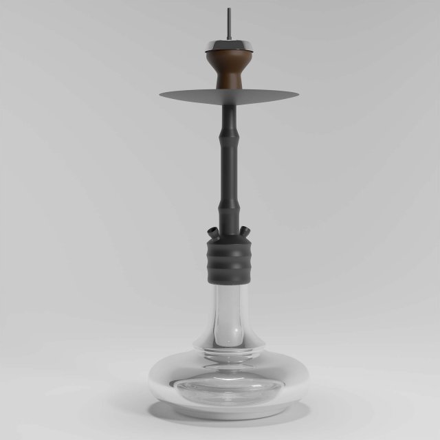 Hookah Modello 3D .c4d .max .obj .3ds .fbx .stl .blend 