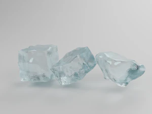 Gla&ccedil;ons Modèle 3D