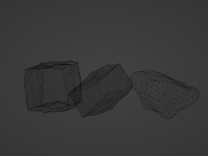 Ice Cubes 3D Model