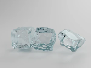 Ice Cubes 3D Model