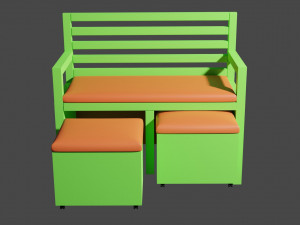 Bench Model 3D