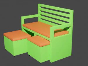 Bench 3D Model